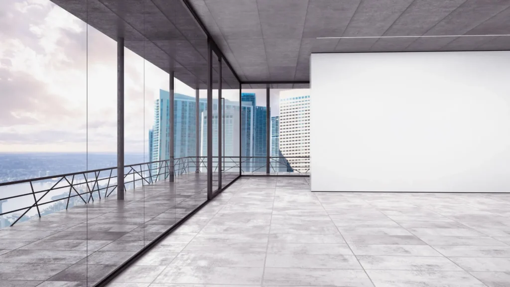 switchable glass in office