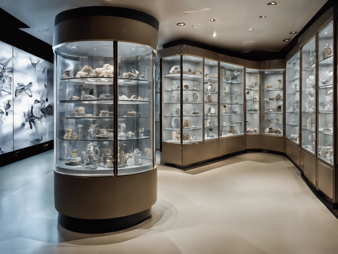 Esempio di come coprire i vetri di una vetrinetta